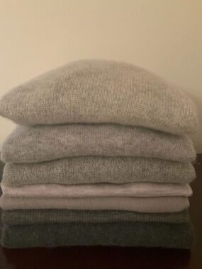 Final Price- No Offers! Zara Women’s Cashmere Crewneck Sweater in Medium Gray- S
